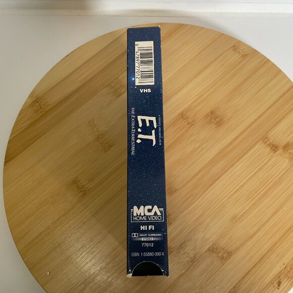 Vintage E.T. The Extra-Terrestrial VHS MCA Green Flap 1988 Video Cassette Ta - Picture 3 of 11